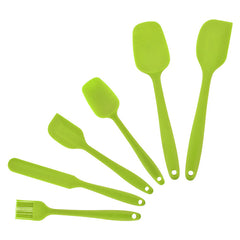 6-Piece Silicone Cooking Utensil Set - Kitchen Baking Mixing Gri