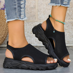 Women's Mesh Platform Sandals Thick Sole Summer Sports Sandals