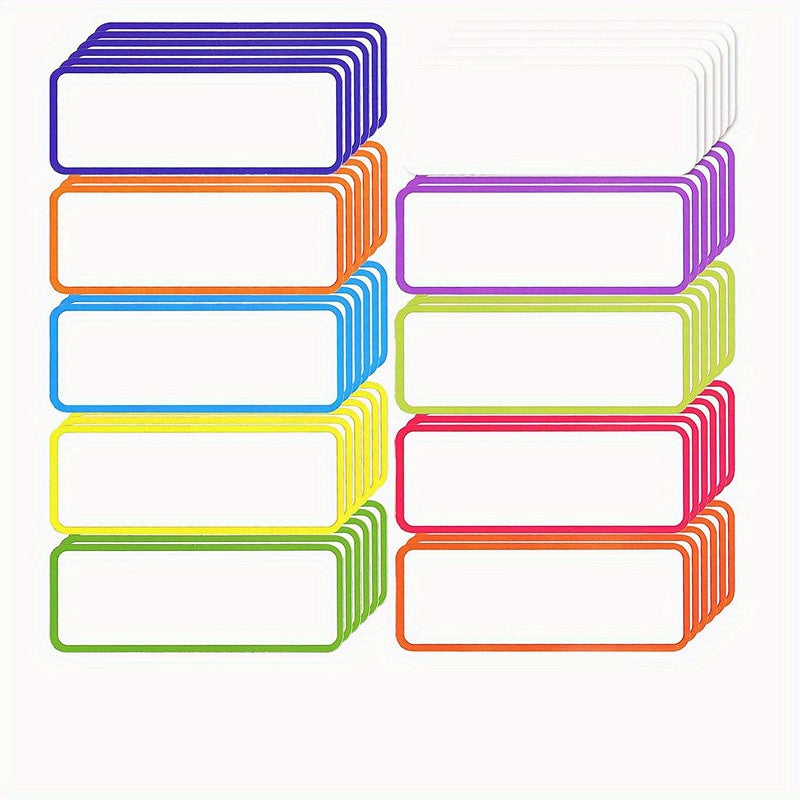60pcs Magnetic Dry Erase Labels Blank Reusable Strips for Office and Classroom