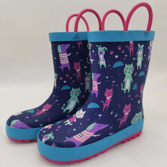 Girls Cartoon Rain Boots Non Slip Waterproof Outdoor Travel All Seasons