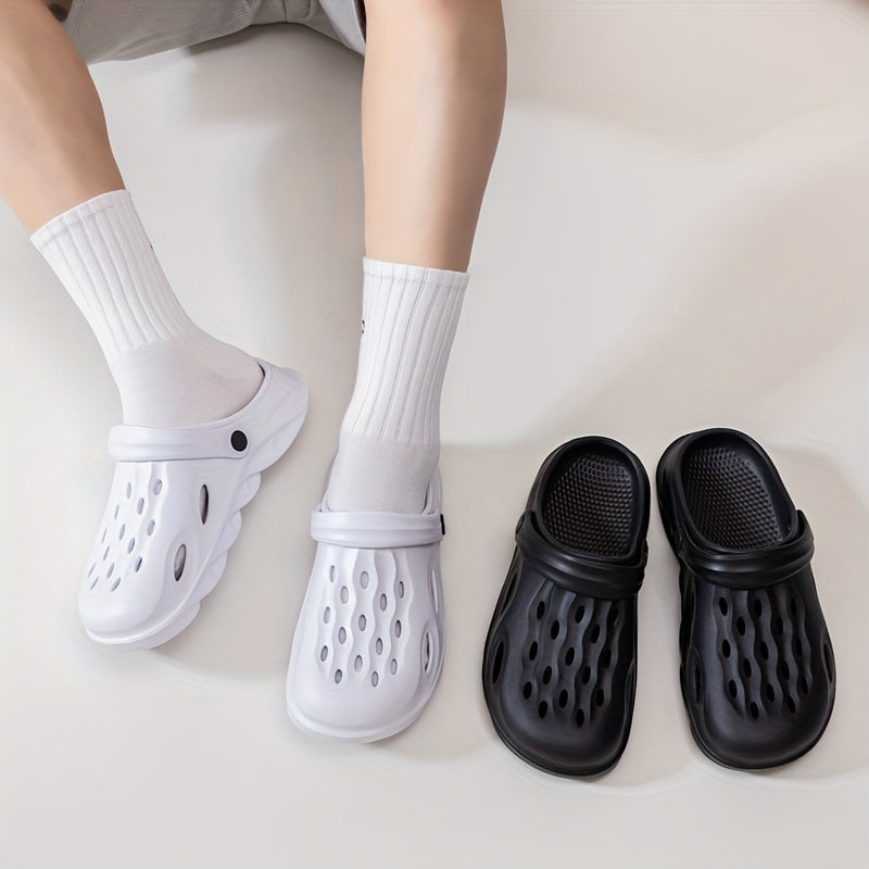 Men's Closed Toe Clogs Sandals Soft Sole Outdoor Walking Shoes