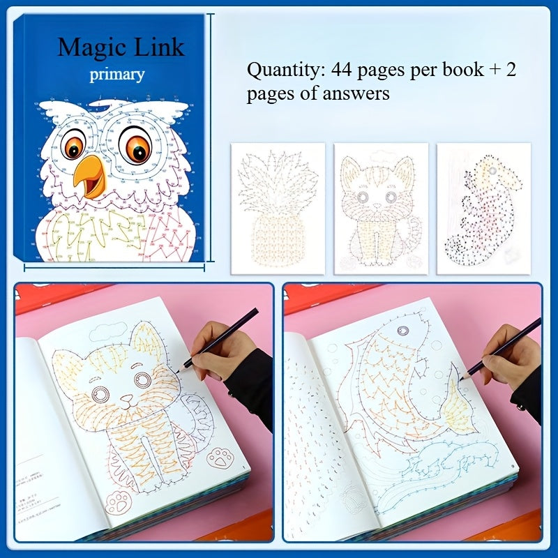 1 Book of 44pcs Complex Patterns Drawing Book