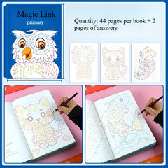 1 Book of 44pcs Complex Patterns Drawing Book