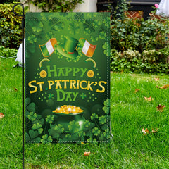 St Patrick's Garden Flag Yard Holiday Flag Welcome Garden Flag