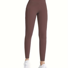 Yoga Leggings With Pocket High Waist Tight Pants