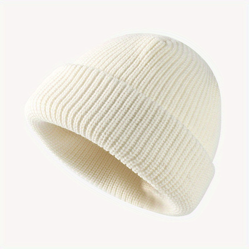 Knitted Melon Hat Autumn Winter Hat Student Beanie Hat For Men And Women