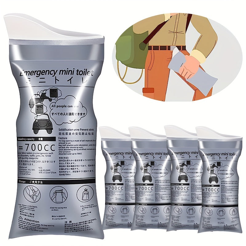 Disposable Emergency Urinal Bag for Camping Travel Traffic Jam