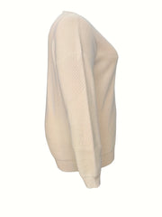 Sexy Sweater Women's V Neck High Stretch Sweater