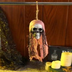 Halloween Hanging Ghost Mesh Skull Head Decorations