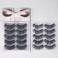 5 Pairs Faux Mink Fluffy Volume False Lashes