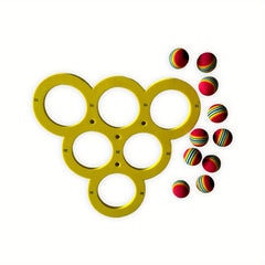 10pcs Family Water Sports Throwing Game Mat Small Ball Table Game