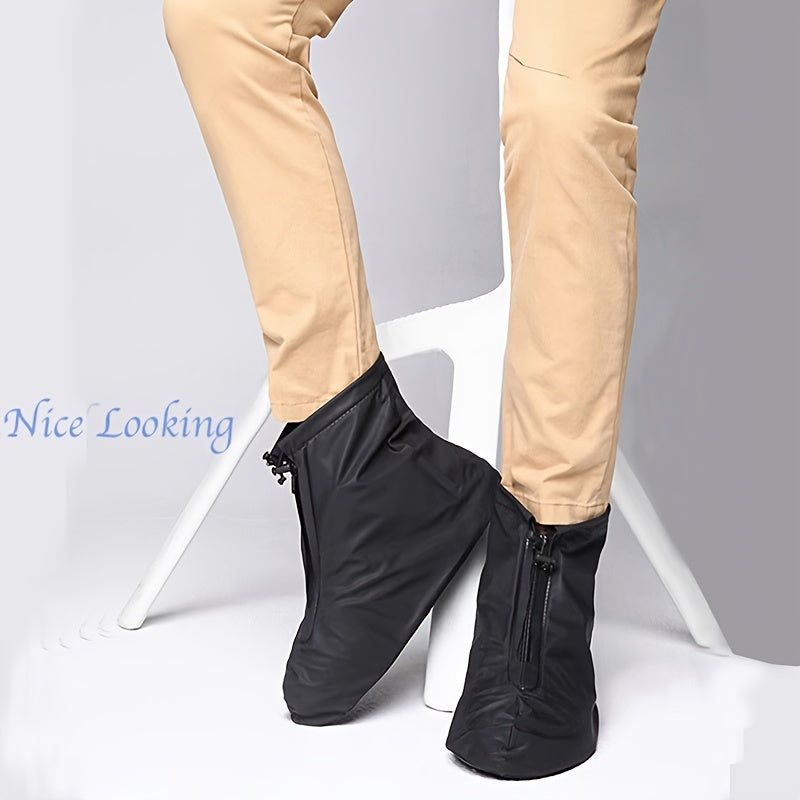 Waterproof Rain Boot Shoe Cover High Top Clear Shoes Dust Covers