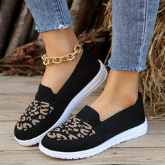 Leopard Print Anti-slip Mesh Sneakers