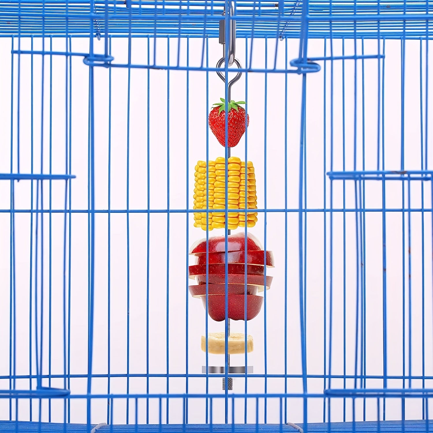 2pcs Stainless Steel Bird Skewer for Parrots and Small Animals