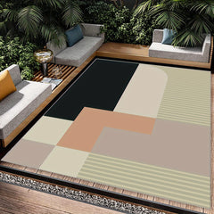 Nordic Geometric Carpets for Living and Bedroom Areas