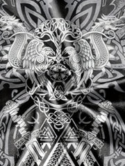 Viking Totem Graphic Tee for Men - Active & Stretchy Summer T-Shirt
