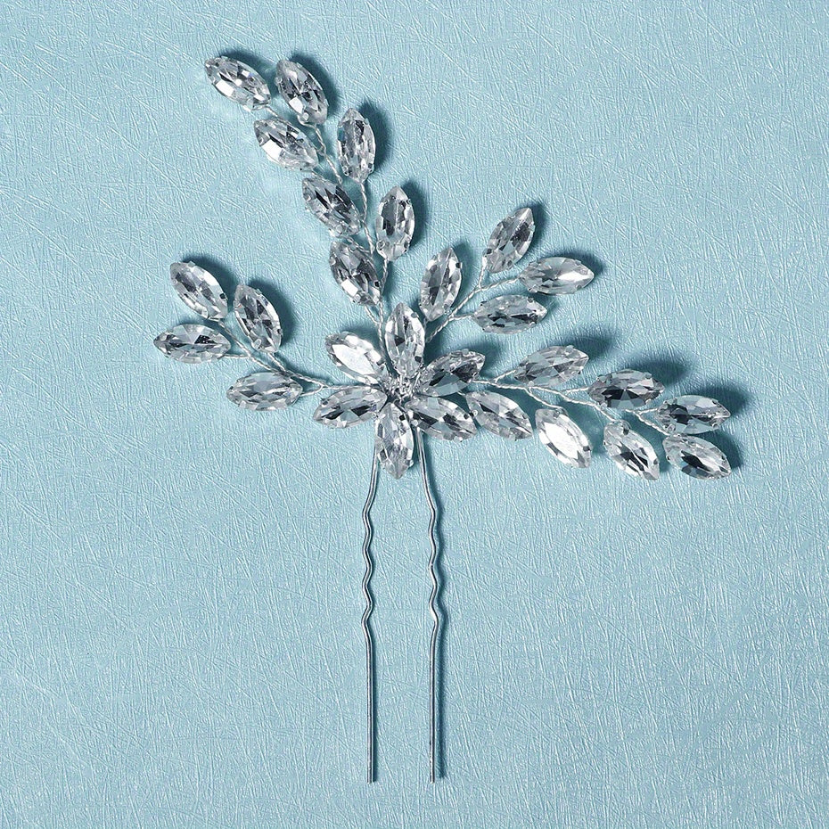 Rhinestone Bridal Hairpin Ancient Style Jewelry Head Accessory