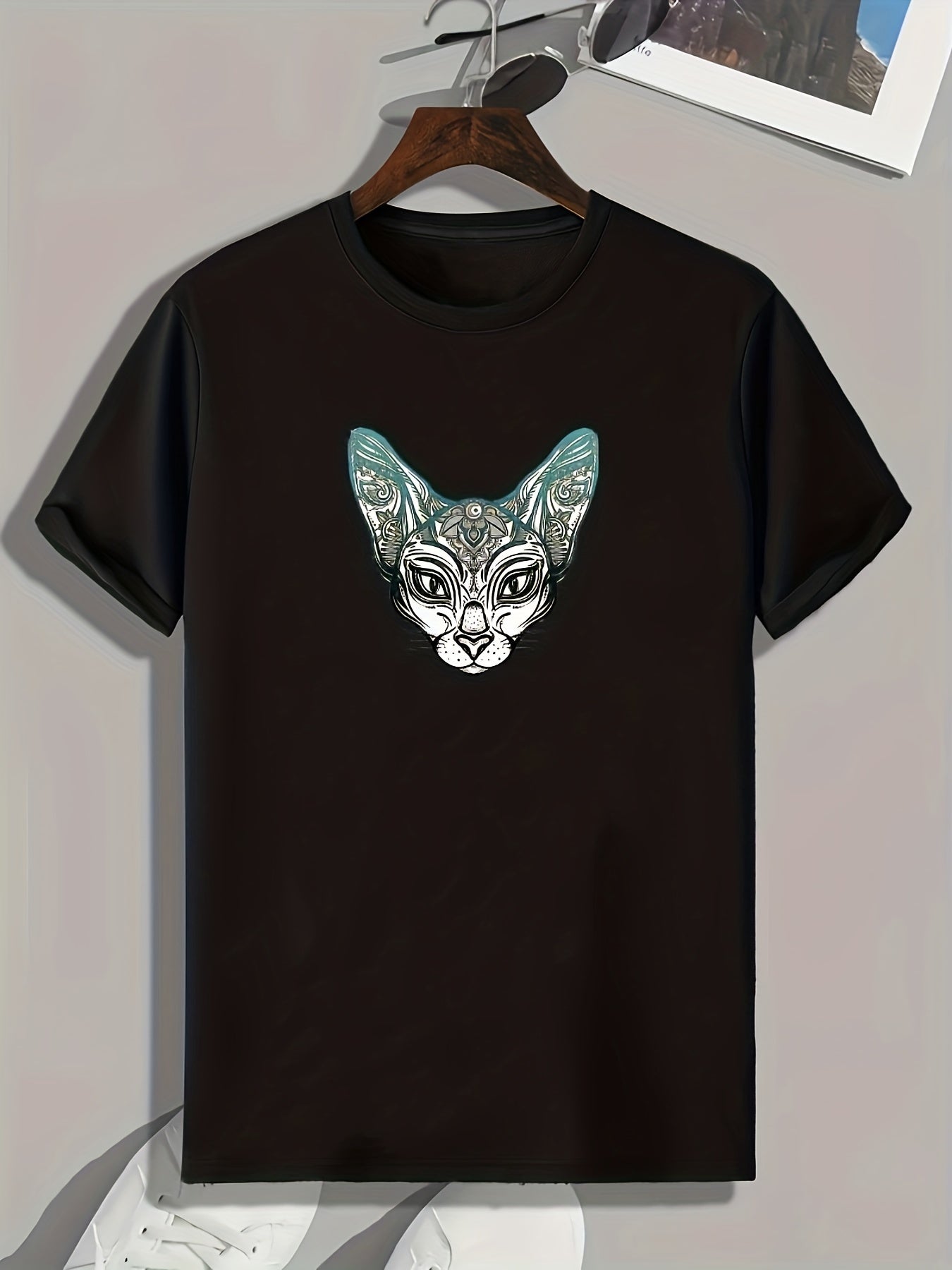 Dog Print Men's Graphic T shirt Casual Comfy Tees For Summer Mens Clothing