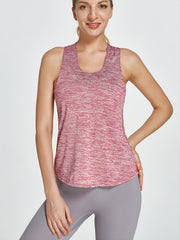 Women's U Neck Racer Back Tank Tops for Yoga & Workout