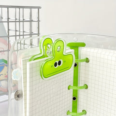 Smiling Face Clip Girl Heart Acrylic Stationery Folder