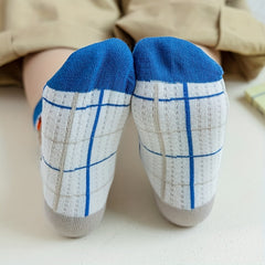 5 Pairs Kids Cartoon Socks Spring Autumn Breathable Anti-odor Boy Socks
