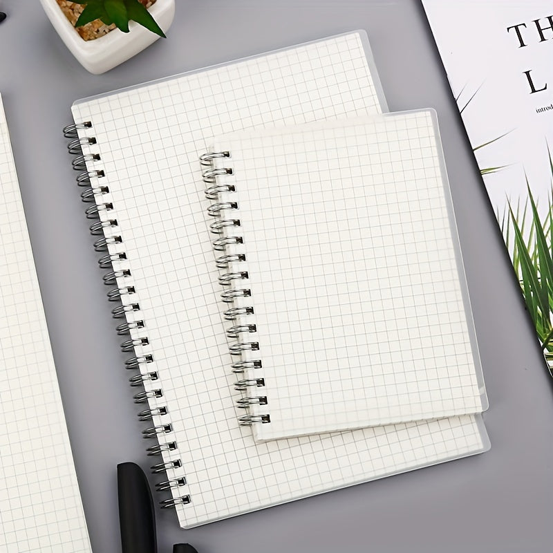Matte Thickened Coil Notebook Horizontal Grid Blank Notebook