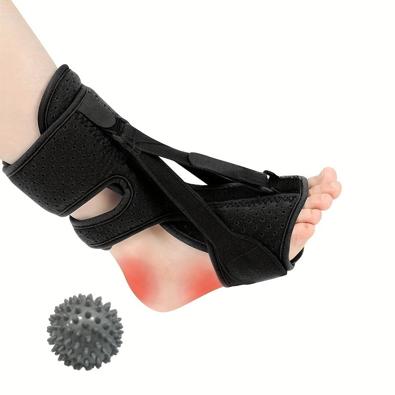 Plantar Fasciitis Night Splint for 70kg + Massage Ball + 3 Straps