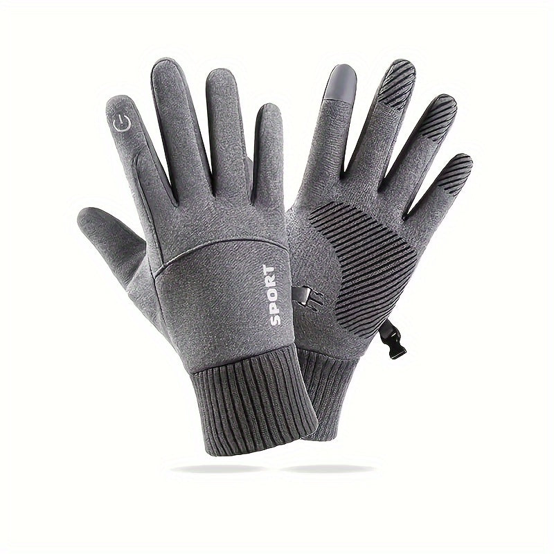 Waterproof Warm Touch Screen Sports Gloves for Snow Driving Running Cycling