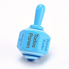 Colorful Wooden Spinning Top Toy Board Game for Leisure