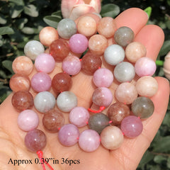 6 8 10MM Alxa Macaron Jades Stone Beads