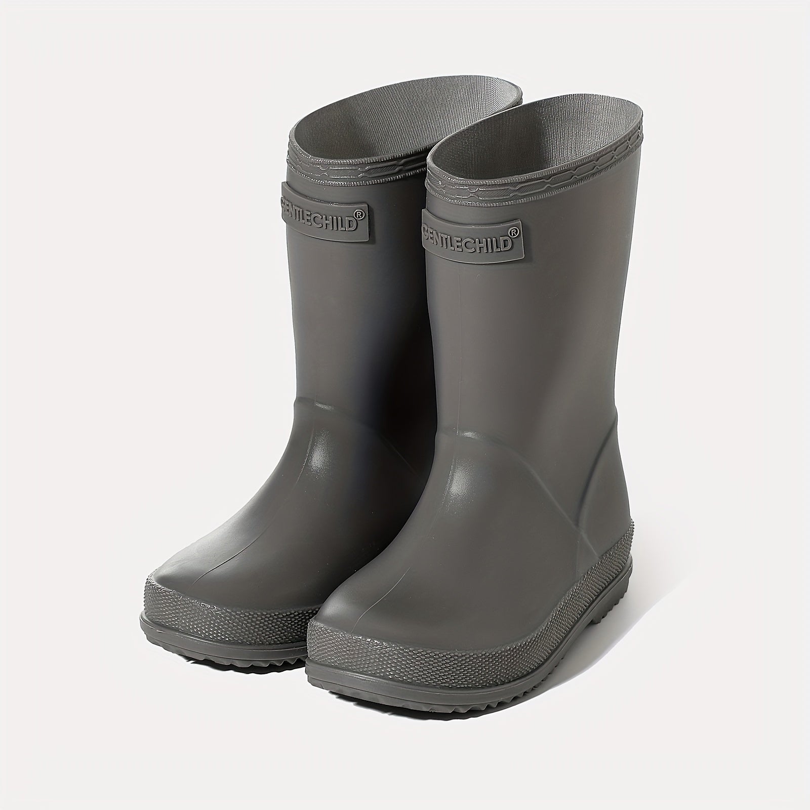 Solid High Top Rain Boots for Kids