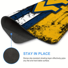 Vintage Yellow Wood Mouse Pad Non Slip Rubber Mouse Mat for Computer Desk