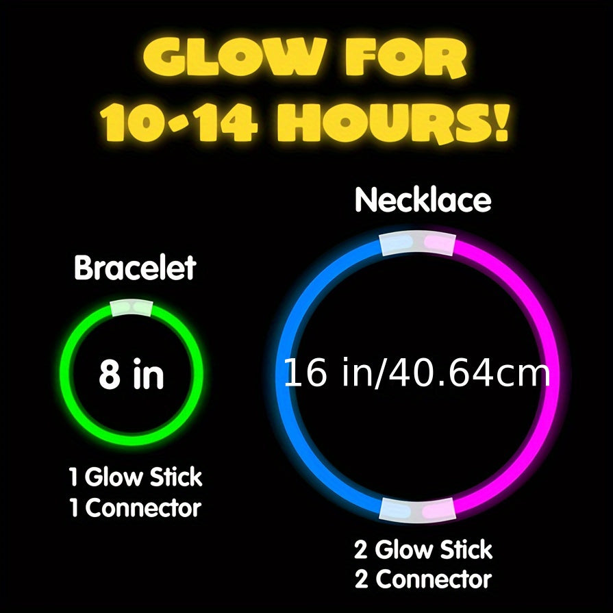 6pcs Concert Fluorescent Stick Christmas Party Supplies