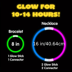 6pcs Concert Fluorescent Stick Christmas Party Supplies