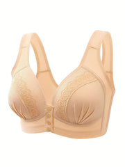 2 Pack Plus Size Lace Wireless Comfort Bra Set