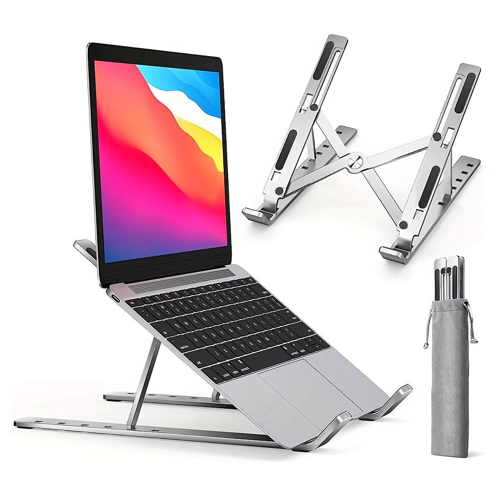 Adjustable Aluminum Laptop Stand Tablet Stand Foldable Portable Desktop Stand