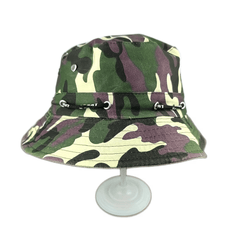Camouflage Print Bucket Hat Reversible Lightweight Sun Hat