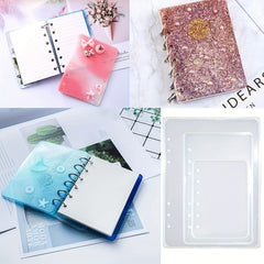 A5 A6 A7 Notebook Cover Resin Mold DIY Silicone Mold