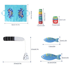 Kids Fishing Toy Set with Rod and Bucket