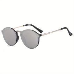 Men's Large Frame Metal Sunglasses UV Protection