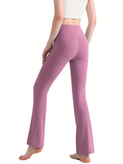 Women's High Waist Bootcut Yoga Pants Flare Leggings