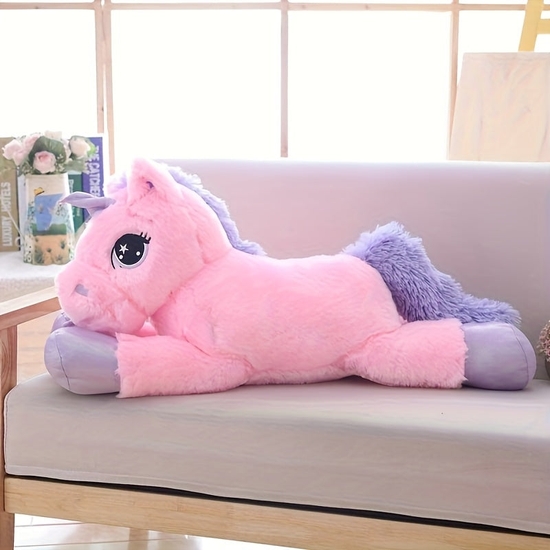 110cm Unicorn Plush Toy Soft Rainbow Stuffed Animal