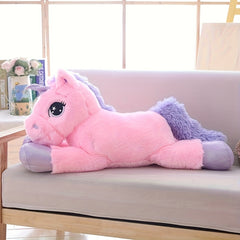 110cm Unicorn Plush Toy Soft Rainbow Stuffed Animal