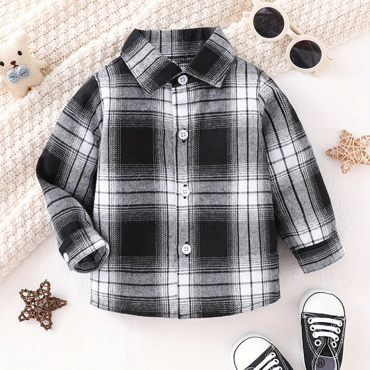 Plaid Button Down Shirt for Toddler Boys
