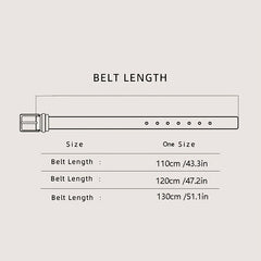 Men's PU Leather Belt For Suit Pants Trousers Jeans Automatic Buckle