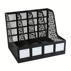 Thickened File Rack Storage Organizer Vertical File Bar Book Paper Desk