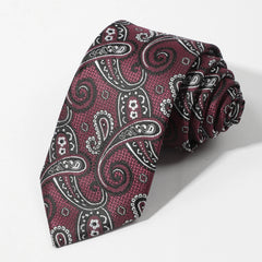 Men's Paisley Necktie Business Wedding Party Tie Great Gift