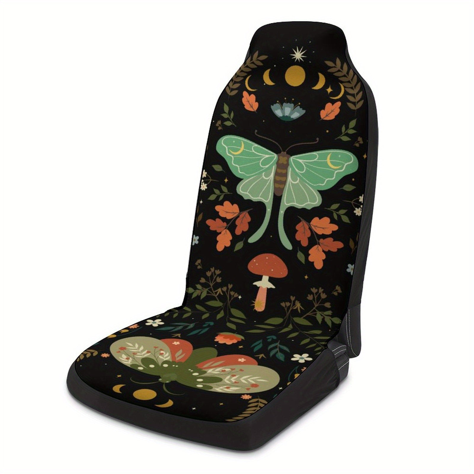 1pc Animal Print Universal Seat Cover - Wild Charm for Your Car Interior