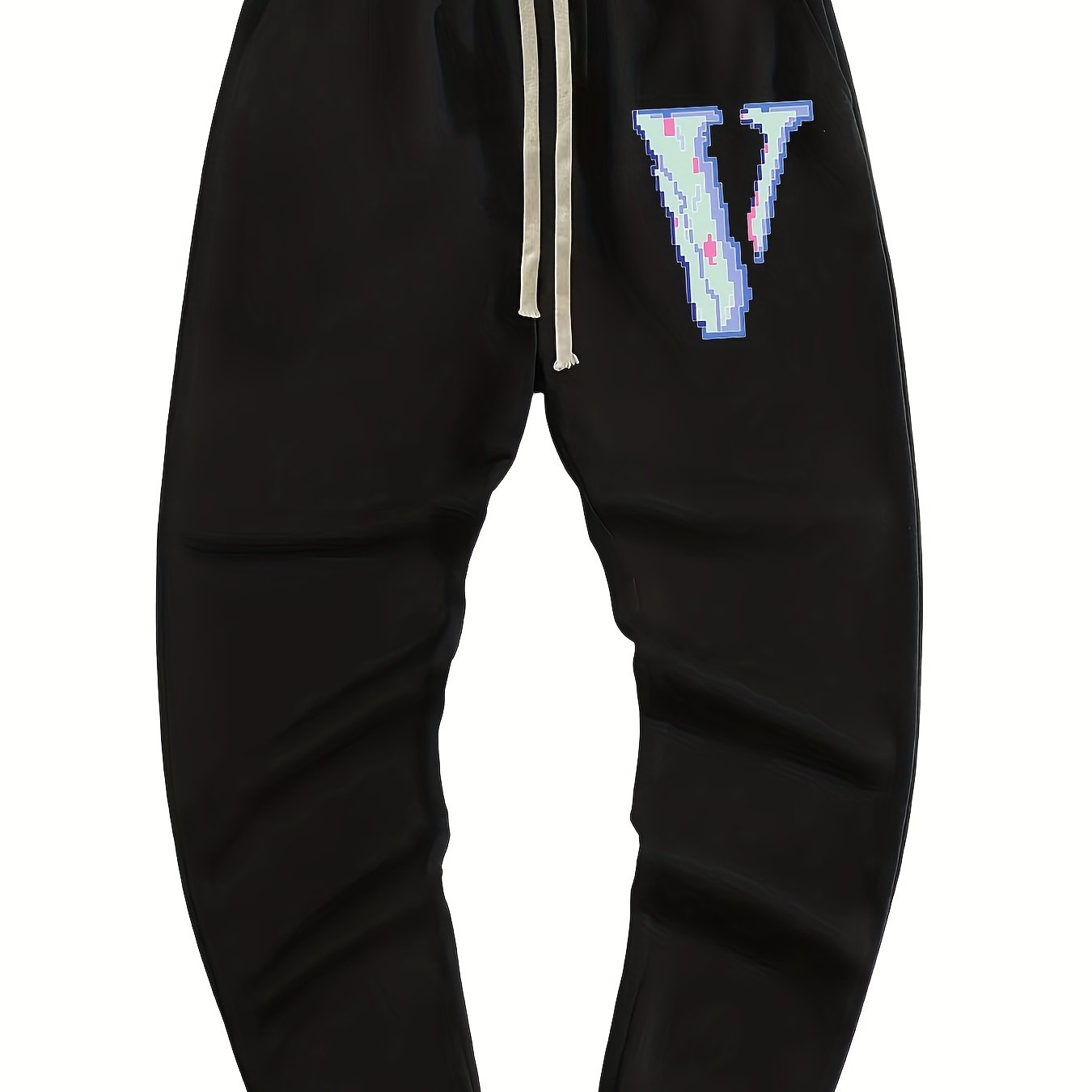 Men s Drawstring Pocket Sweatpants Casual Comfy Jogger Pants