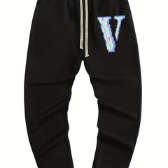 Men s Drawstring Pocket Sweatpants Casual Comfy Jogger Pants